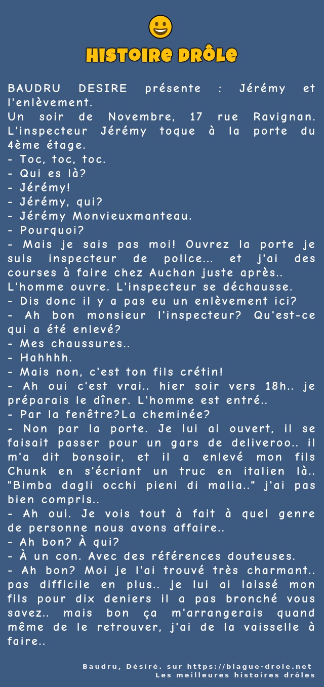 BAUDRU DESIRE présente : Jérémy et...
