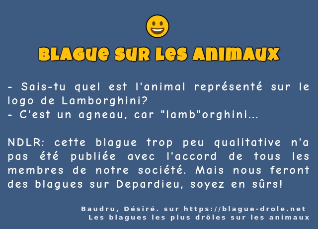 Sais-tu quel est l'animal représenté sur le...
