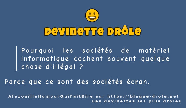 Pourquoi les sociétés de matériel...