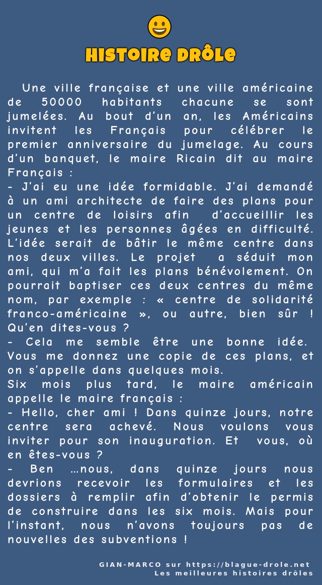   Une ville française et une ville...