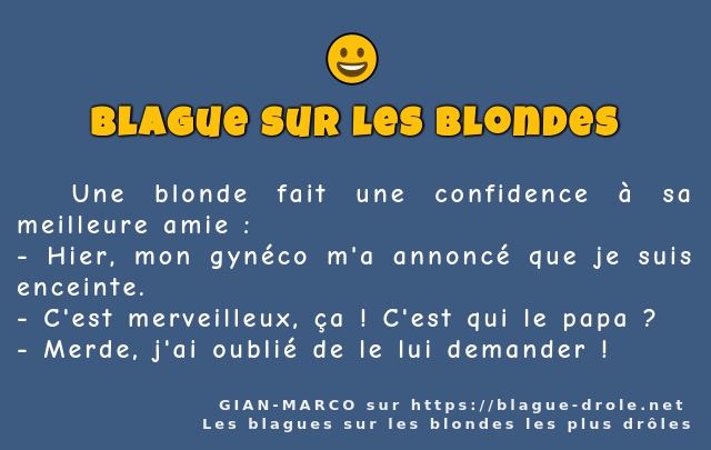   Une blonde fait une confidence à sa...