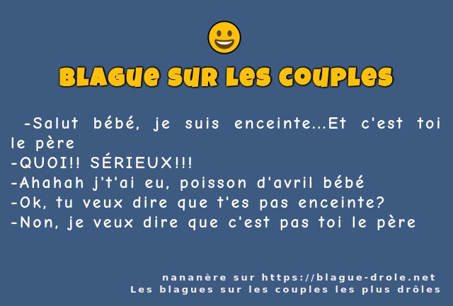  -Salut bébé, je suis enceinte...Et c'est...