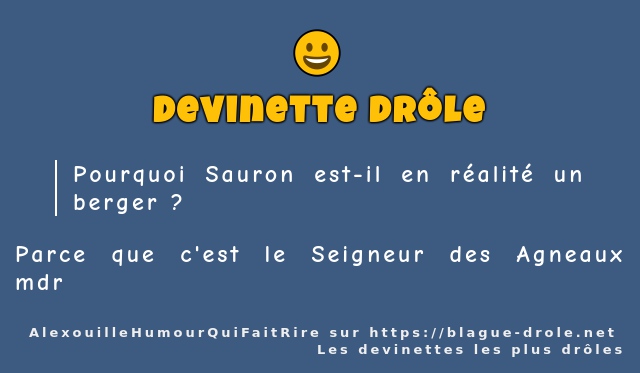 Pourquoi Sauron est-il en réalité un berger ?