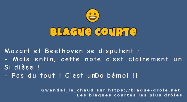 Mozart et Beethoven se disputent :
