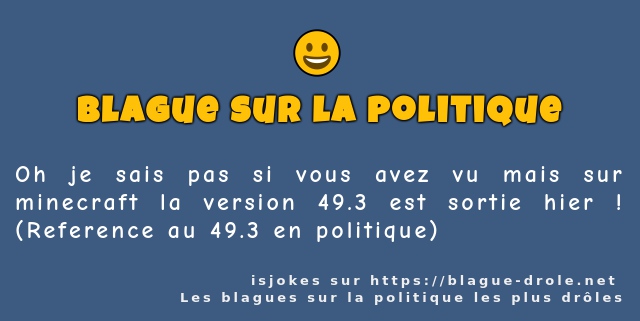 Oh je sais pas si vous avez vu mais sur...