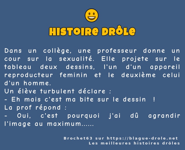 Dans un collège, une professeur donne un...