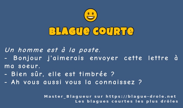 Un homme est à la poste.