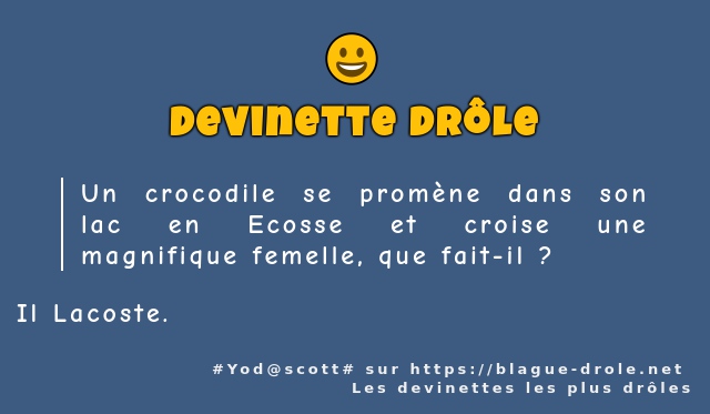 Un crocodile se promène dans son lac en...
