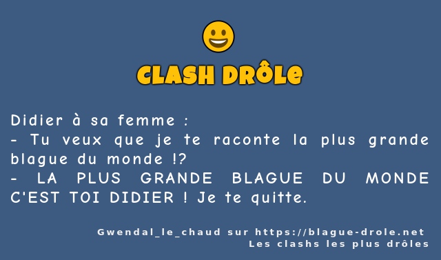 Didier à sa femme :