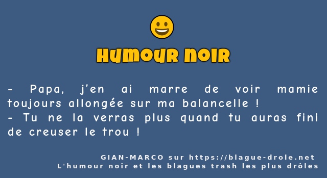 Papa, j’en ai marre de voir mamie toujours...