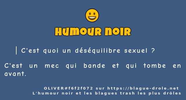 C'est quoi un déséquilibre sexuel ?
