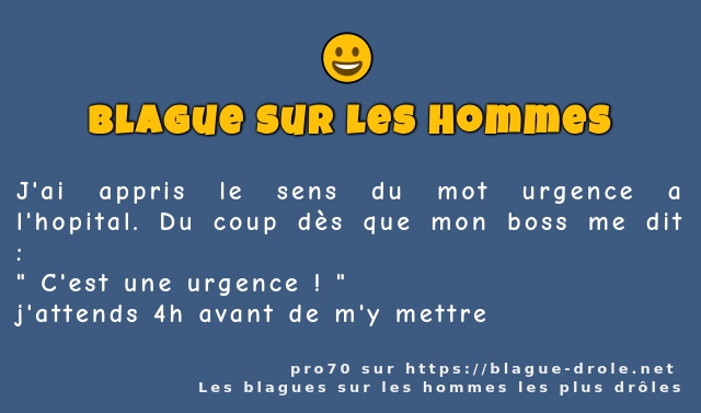 J'ai appris le sens du mot urgence a...