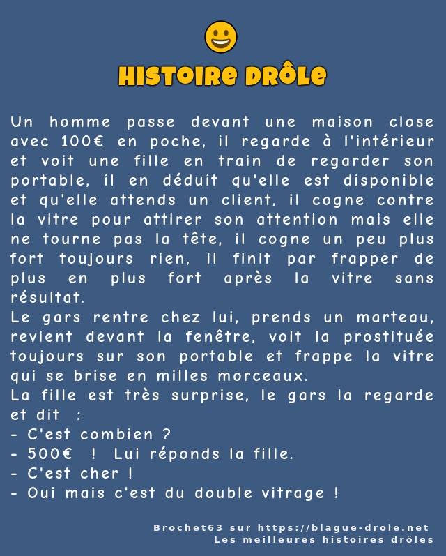 Un homme passe devant une maison close avec...