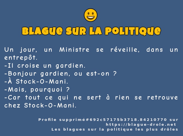 Un jour, un Ministre se réveille, dans un...