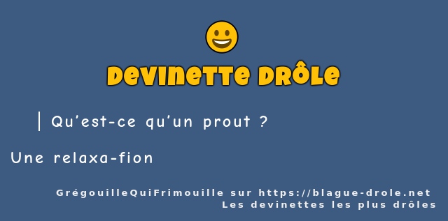 Qu’est-ce qu’un prout ?