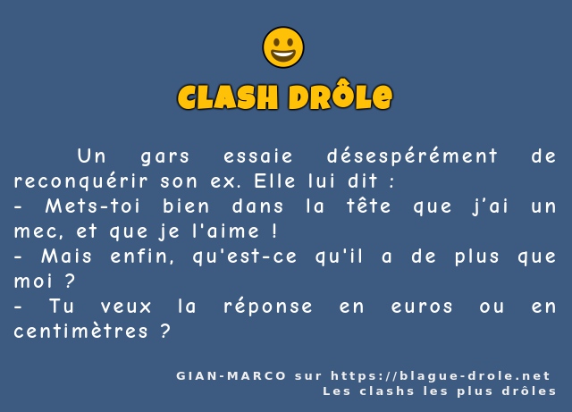   Un gars essaie désespérément de...