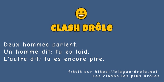 Deux hommes parlent. 