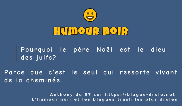 Pourquoi le père Noël est le dieu des juifs ?